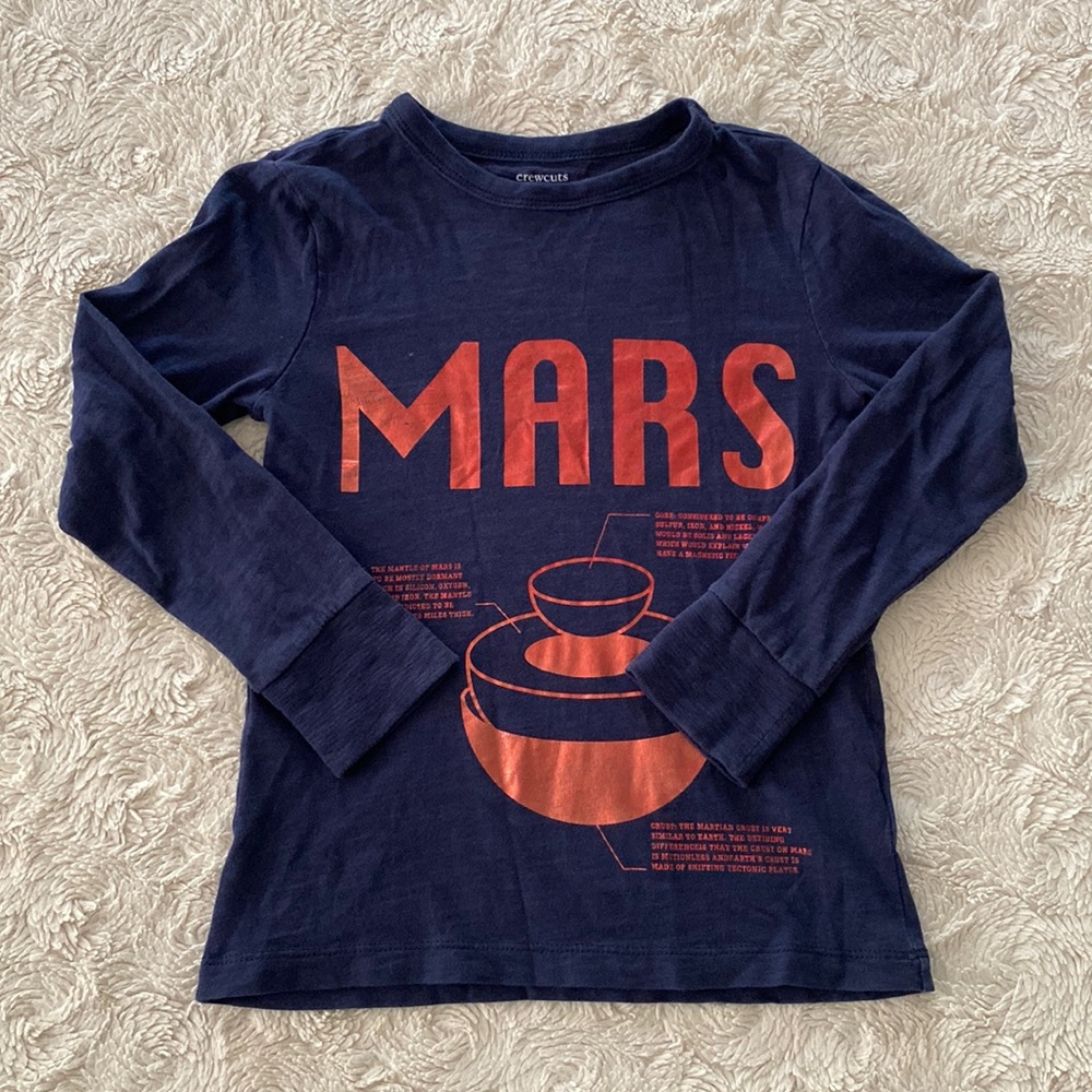 Crewcuts Mars Long Sleeve Tee